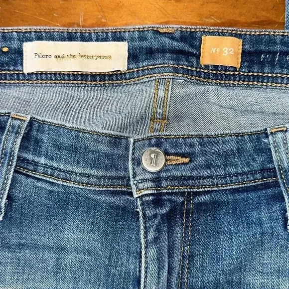 Pilcro and letterpress hyphen women's frayed hem jeans size 32 - Picture 10 of 12